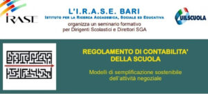 Scopri di più sull'articolo IRASE Bari: Il regolamento di contabilità della scuola