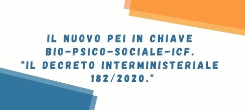 Scopri di più sull'articolo Webinar IL NUOVO PEI IN CHIAVE BIO-PSICO-SOCIALE